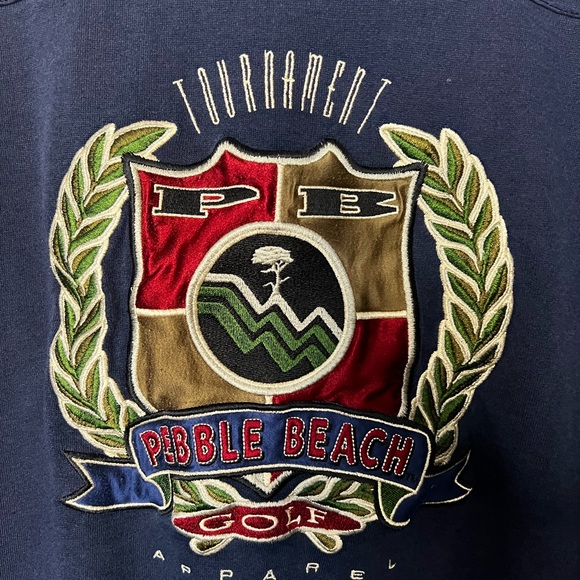 Vintage Pebble Beach golf sweater - Picture 3 of 4